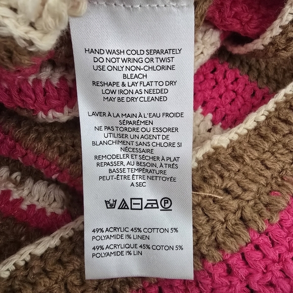 By Anthropologie Crochet Muscle Sweater - Picture 7 of 7